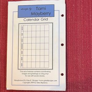 Tami Mayberry Calander Grid with Icons